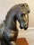 Large Chinese Horse Statue in Tang Dynasty Style, Bronze Painted Plaster Statue 1980s For Sale - Image 12 of 12
