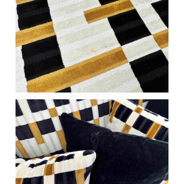Mid-Century-Modern Geometric Velvet Sectional Attr to Milow Baughman for Thayer Coggin For Sale - Image 18 of 18