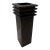 Jahnus Studio Pottery Tall Black Vase For Sale