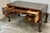 1990s Hekman Furniture Leather Top Georgian Ball and Claw Executive Desk For Sale - Image 5 of 12
