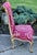 French Rococo Boudoir Side Chair Red Gold Giltwood Cabriole Leg Medallion Urn For Sale - Image 14 of 16