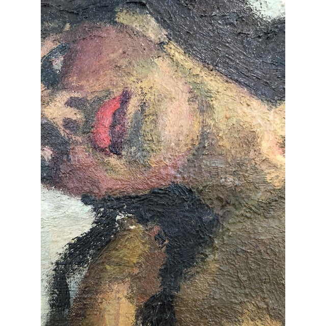 1940s Georgine Dupont, Femme nue allongée, 1943, Oil on Canvas, Framed For Sale - Image 5 of 14