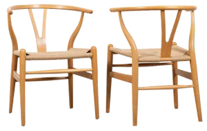 Set of Mid-Century Wishbone Chairs by Hans Wegner for Carl Hansen & Søn