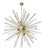 21st Century Oro Murano Glass Rod Sputnik Chandelier by Fabio LTD For Sale