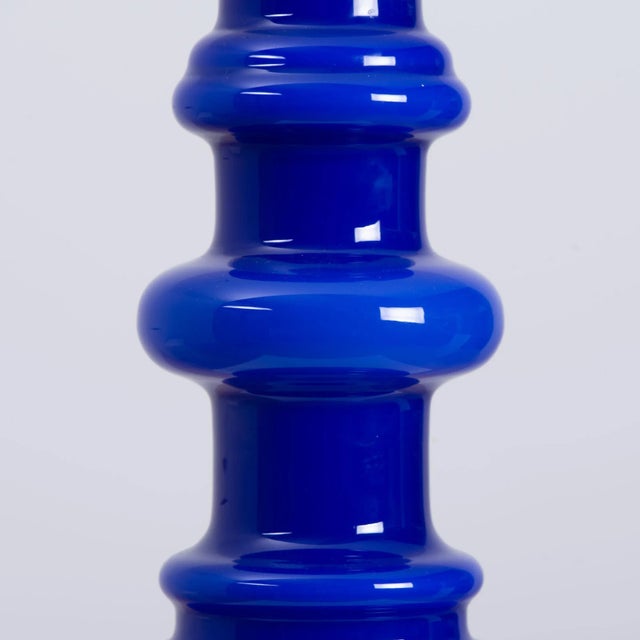 Table Lamps from Holmegaard with New Silk Custom Made Lampshades René Houben, Set of 2 For Sale - Image 3 of 13