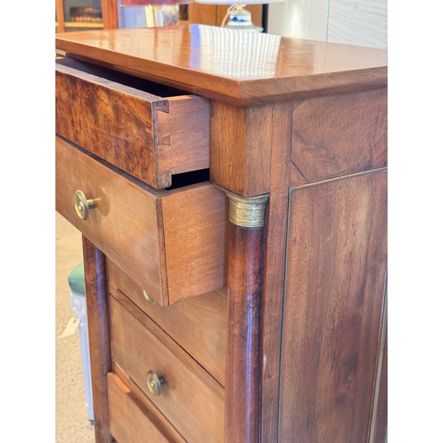 Wood Early 19th Century Empire Chest For Sale - Image 7 of 12
