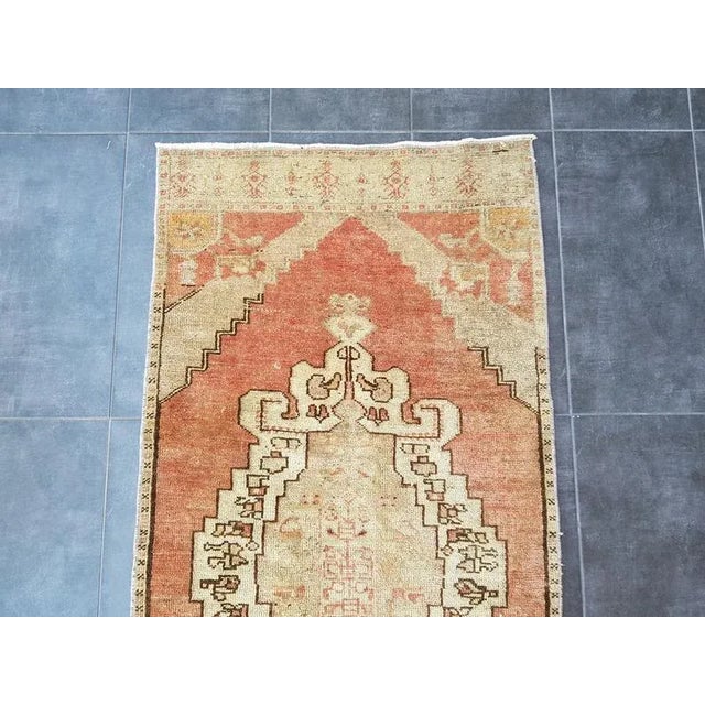 Vintage Handmade Bohemian Rug- 2′7″ × 5′7″ For Sale - Image 9 of 11