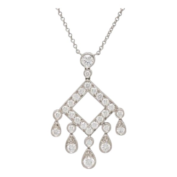 Tiffany & Co. Jazz Legacy Diamond Necklace in Platinum For Sale