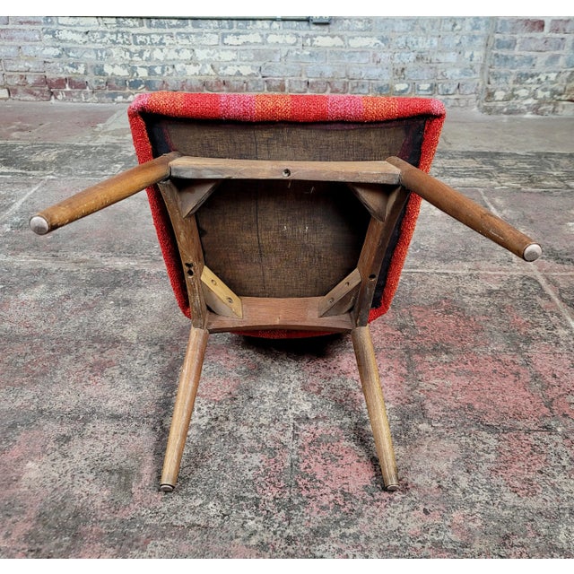 Adrian Pearsell 1960s Midcentury High Back Chairs W/Original Fabric-Set of 4 For Sale - Image 12 of 12