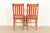 Limbert Style Antique Mission Oak Arts & Crafts Side Chairs or Dining Chairs, Pair For Sale - Image 9 of 10