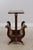 Age: Approx: 20 Years Old Details: Brass Base Quality Construction Gorgeous Figural Mahogany Top Brass Capped Paw Feet...