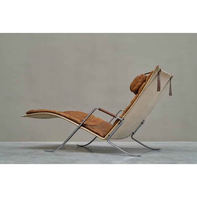 FK87 Grasshopper Lounge Chair in Cognac Leather by Fabricius & Kastholm for Kill International, 1940s For Sale - Image 9 of 18