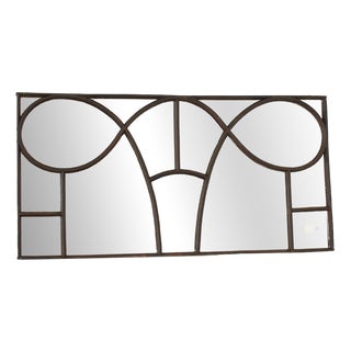 Antique Art Deco Window Mirror, 1920s For Sale