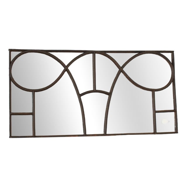 Antique Art Deco Window Mirror, 1920s For Sale