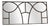 Antique Art Deco Window Mirror, 1920s For Sale