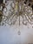 Large Vintage Clear Murano Glass Drop Chandelier For Sale - Image 4 of 12
