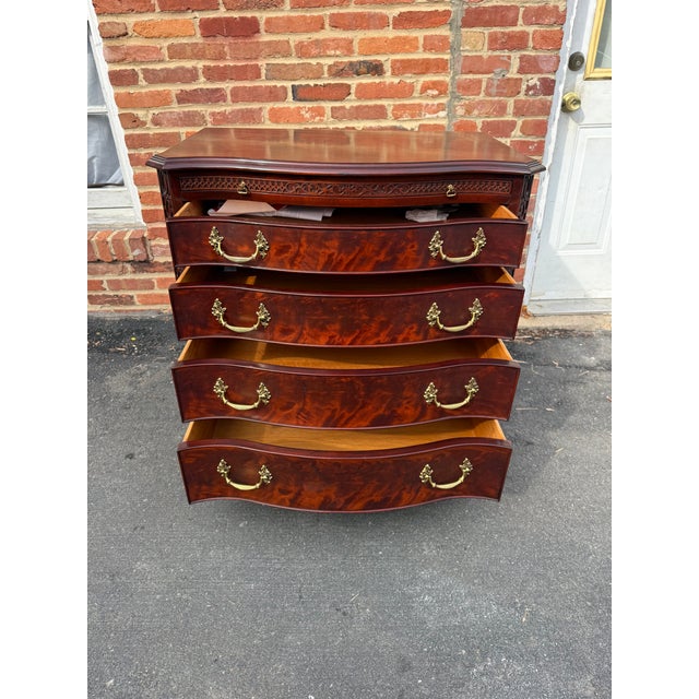 Henkel Harris Chippendale Bachelor Chest of Drawers For Sale - Image 10 of 18