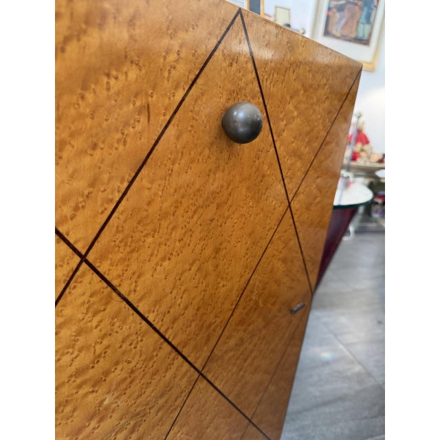 Wood Art Deco Wooden Bar Cabinet, 1920s For Sale - Image 7 of 8