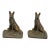 Pair of German Shepherd Bookends Cast Iron Circa 1925 For Sale