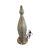 1950s Mid-Century Modern California Pottery Sputnik Lamp Aqua & Gold Splatter Glaze For Sale - Image 9 of 14