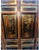 Early 20th century Six- panel Bamboo Chinese Screen. Beautiful colors and excellent patina. Good condition, splits in panels