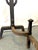 Early 1900's Addison Mizner Mediterranean/ Spanish Colonial Revival Hand Forged Wrought Iron Andirons - A Pair For Sale - Image 17 of 18