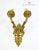 Empire Style Brass Wall Light, 1930s, Set of 2 For Sale - Image 5 of 6