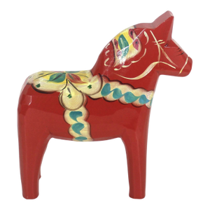 Vintage Swedish Dala Horse by Grannas a Olssons Folk Art
