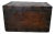 Large Lined Iron Banded Travel Trunk by H D Dean, 1890s For Sale