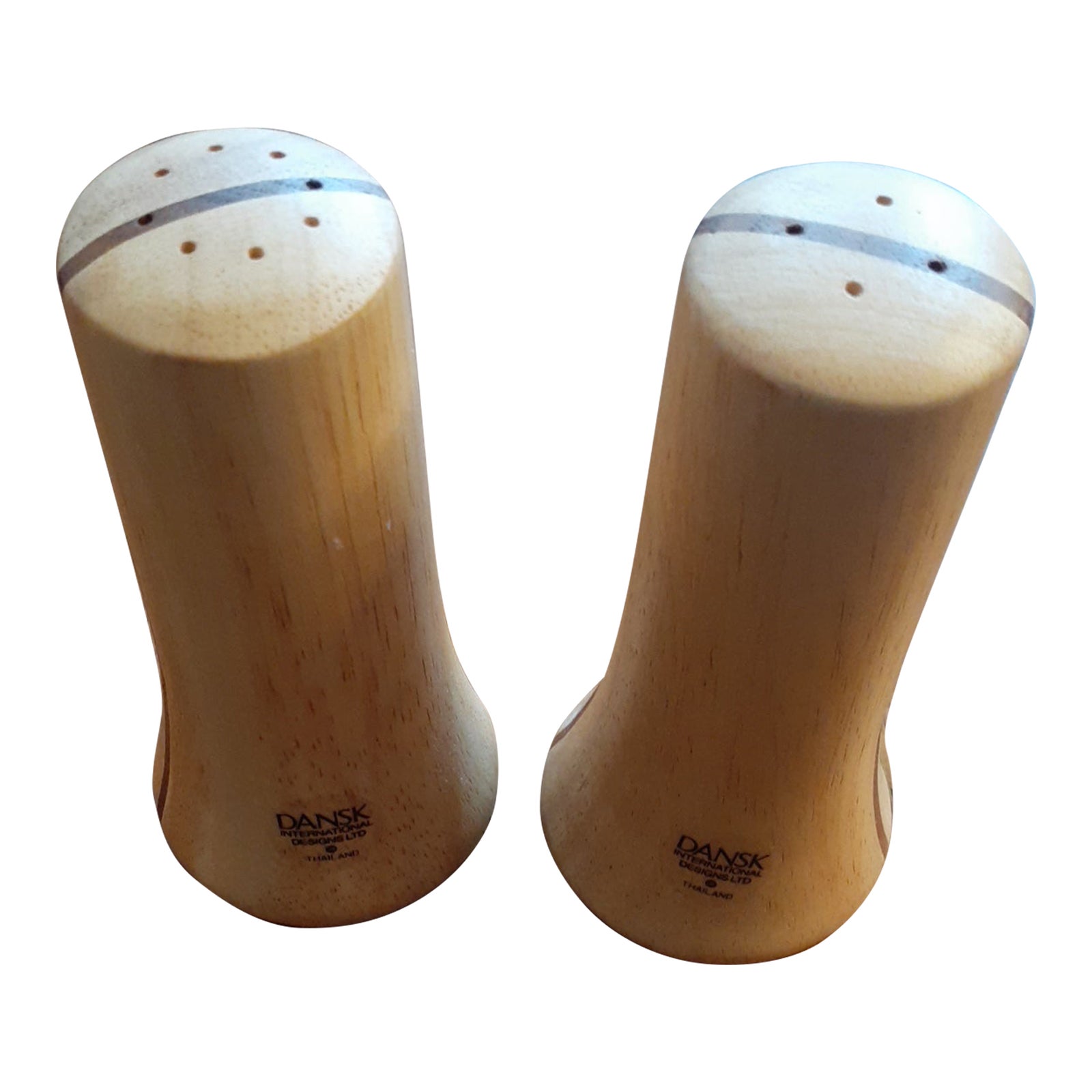 1990s Dansk Teak Wood Pair of Salt & Pepper Shakers Chairish