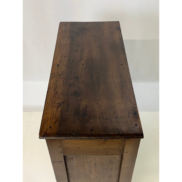 19th-Century Antique American Country Pine & Hardwood 4-Drawer Chest For Sale - Image 15 of 16