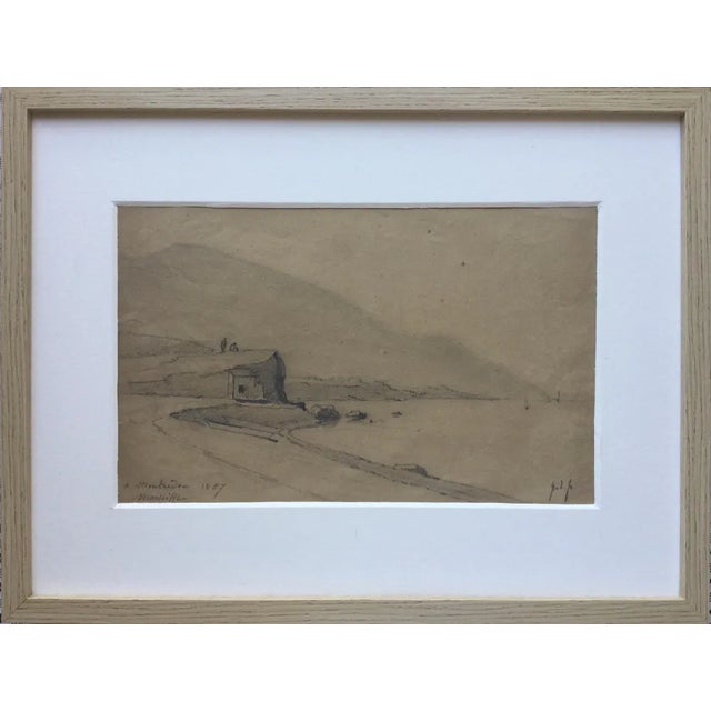 Paul de FABRY (1833 - 1927) Marseilles-Montredon Lead pencil drawing Signed lower right Located and dated lower left 18 x...