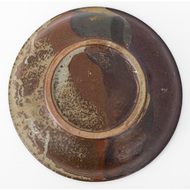 Toshiko Takaezu Glazed Stoneware Charger For Sale - Image 9 of 11