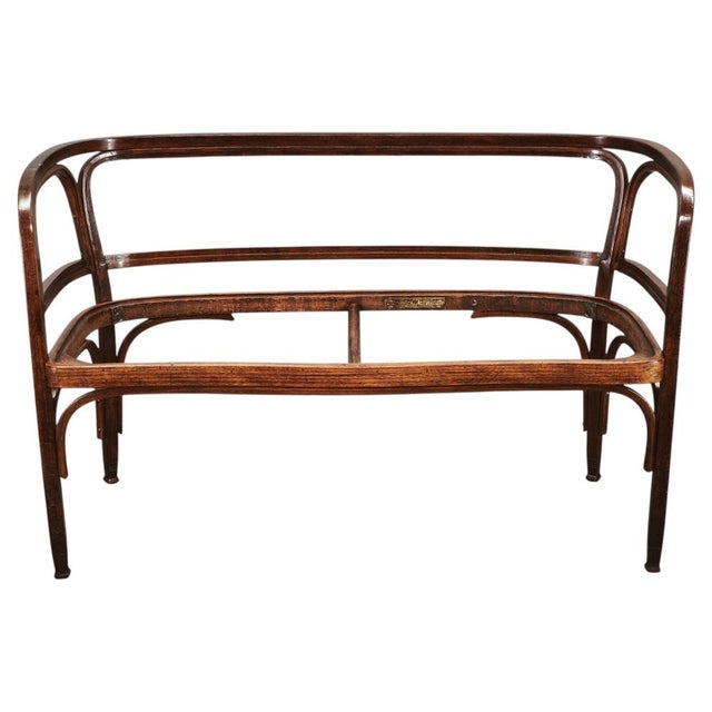 Model 715/C Settee by Gustav Siegel for Jacob & Josef Kohn, 1901 For Sale - Image 16 of 16