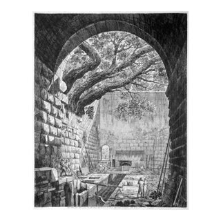 Luigi Rossini - Another View Intake Below \. - Etching - 1825 For Sale