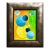 Geometric Aurora, Framed Oil on Canvas For Sale