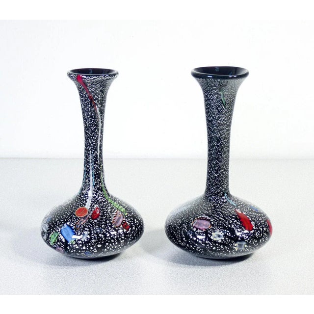 Murano Blown Glass Vases, Set of 2 For Sale - Image 13 of 13