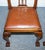Chippendale Style Dining Chairs with Leather Seats, Set of 5 For Sale - Image 16 of 18