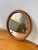 Vintage Round Wicker Mirror, 1960s For Sale - Image 13 of 17