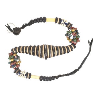 Mid 20th Century Large African Beaded Garland For Sale