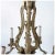 French Rococo Revival Gilt Bronze Nine-light Chandelier For Sale - Image 4 of 6