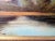 Wood 1930s English Impressionist Landscape Painting, Cottage by River For Sale - Image 7 of 11
