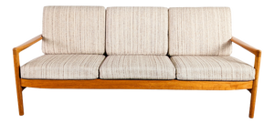 Mid-Century Danish 3-Seater Sofa in Oak