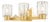 Mitzi Danae 18 in. 3 Light Bath and Vanity in Aged Brass Finish For Sale