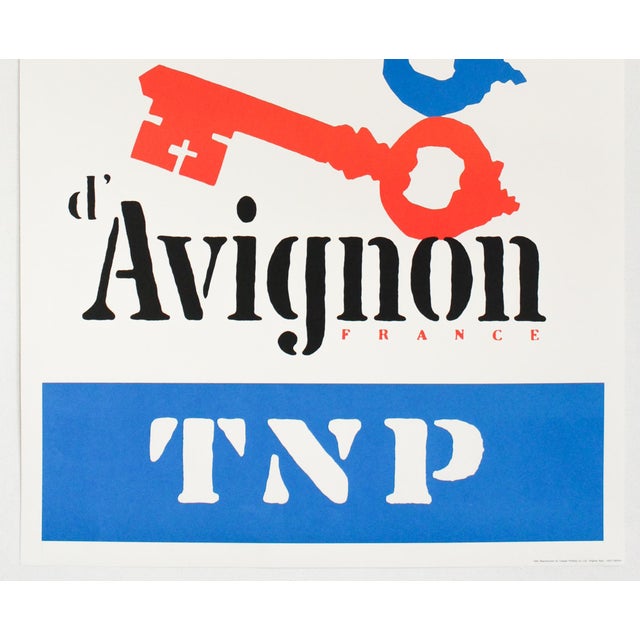 Modern 1994 Original French Poster, Festival d'Avignon France (The 100 Best Posters Collection) For Sale - Image 3 of 4