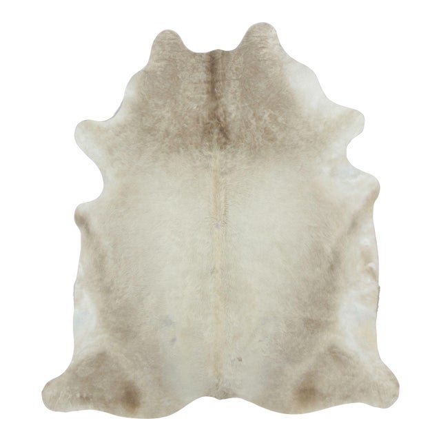 Rug & Kilim’s Contemporary Cowhide Rug in Warm Beige & Brown Tones For Sale