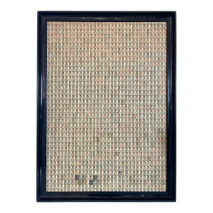 Minimalist Collage by Joppa in Lacquered Frame