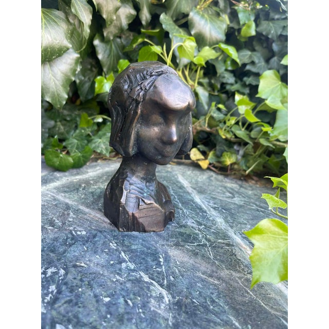 Bronze Sculpture “Taos Beauty” by Nicolai Fechin – Native American Portrait 17/19 Description: An elegant bronze sculpture...