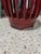 1950s Red Wooden Drum Stool or Side Table For Sale In Miami - Image 6 of 7