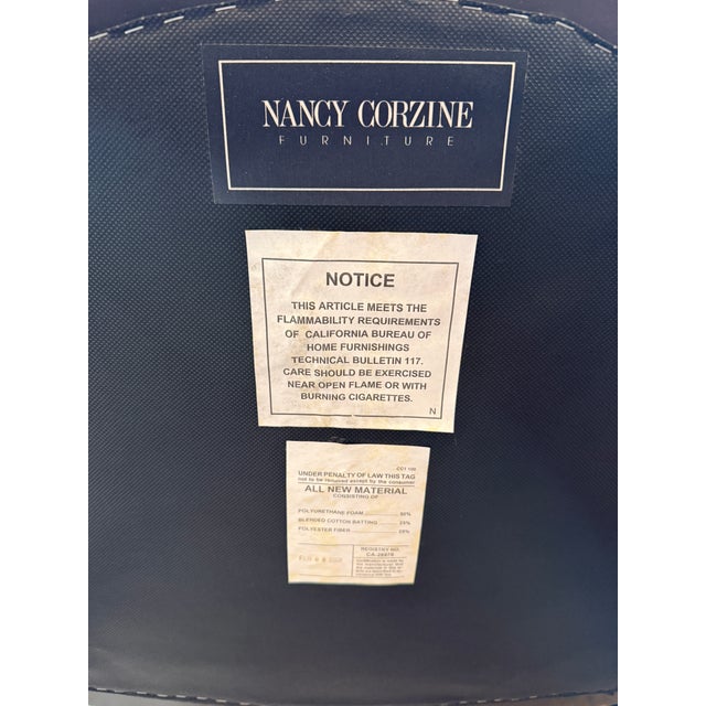 Nancy Corzine Illusion Leather Dining Chairs, Set of Ten For Sale - Image 15 of 17